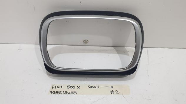 CORNICE AUTORADIO FIAT 500 X Serie Cross SATINATA (16)