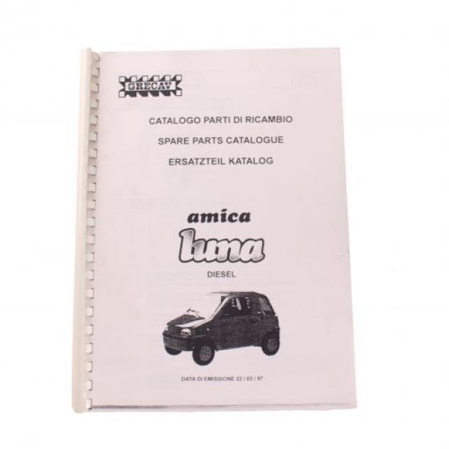 Catalogo parti di ricambio Grecav Amica Luna Diesel