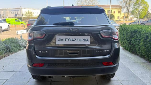 Jeep Compass 2.0 mjt Limited 4wd 140cv auto *18'', GANCIO TRAINO, VETRI, PROMO AZZURRA* - Foto 5