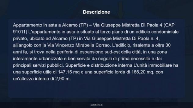 Immobile in asta di 147 m² con più di 5 locali in vendita a Alcamo - Foto 9