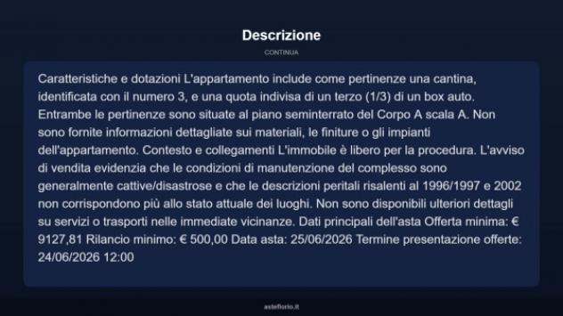 Immobile in asta di 92 m², box auto in vendita a Messina - Foto 15