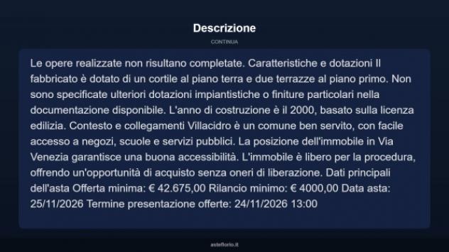 Immobile in asta di 165 m² in vendita a Villacidro - Foto 9
