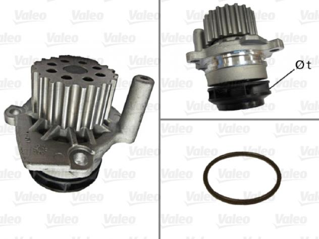 Valeo Pompa Acqua Pa Audi A3, Seat Ibiza, Vw Polo 506974