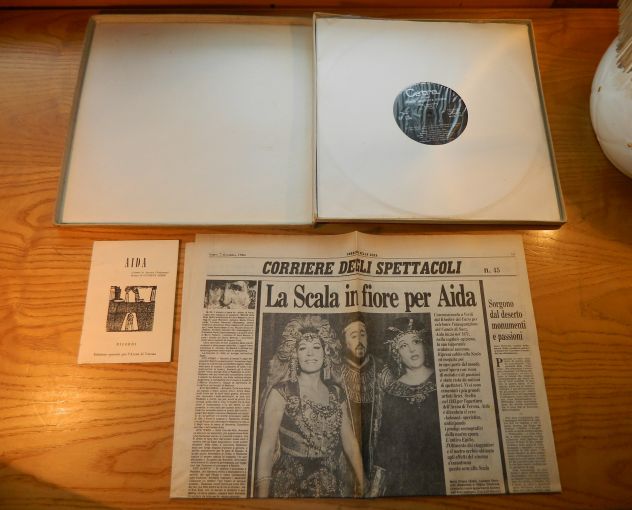 Vinile Verdi - Aida, Cetra, 1967 Box da 3 dischi - Foto 2