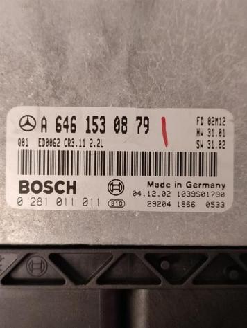 CENTRALINA MOTORE MERCEDES Classe C Berlina W203 A6461530879 0281011011 diesel 2148 (0004) - Foto 2