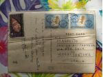 B191- RARA CARTOLINA CON VARIETA' DI FRANCOBOLLO
