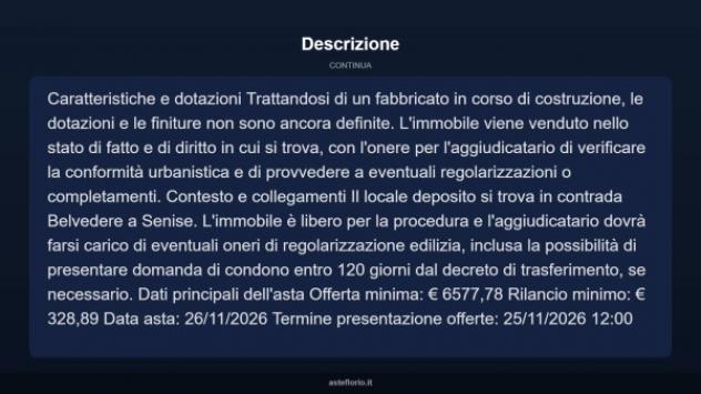 Immobile in asta di 51 m² in vendita a Senise - Foto 9