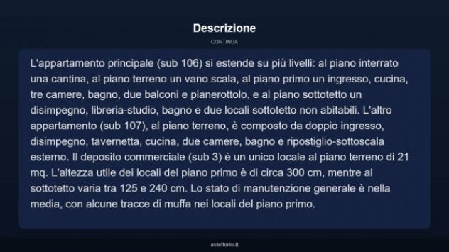 Immobile in asta di 166 m² con più di 5 locali in vendita a Piossasco - Foto 12