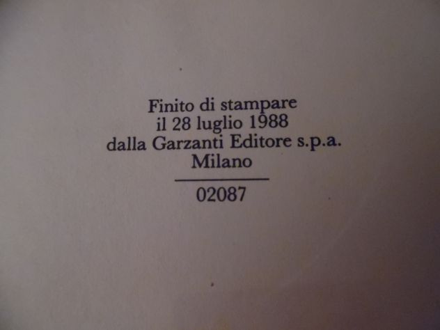 LIBRO USATO MA TENUTO MOLTO BENE,QUASI INTROVABILE,FUORI PRODUZIONE,DEL 1988"IL - Foto 6