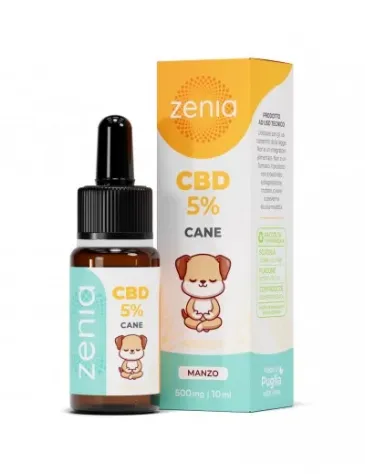 Olio CBD Cane 5% - Gusto Manzo