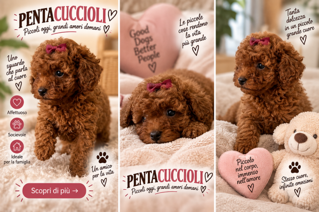 BARBONCINO TOY & BARBONCINI NANI CUCCIOLI - da 70 euro al mese