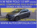 VOLKSWAGEN Polo VI  5p 1.0 mpi Comfortline 75cv-km 65.000 !!!! rif. 24204031