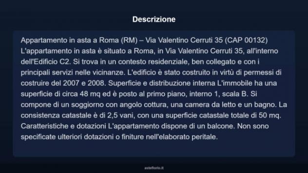 Immobile in asta di 48 m² in vendita a Roma - Foto 4