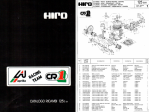 Catalogo ricambi motore Hiro 125 84 Garelli Tiger Aprilia S GR