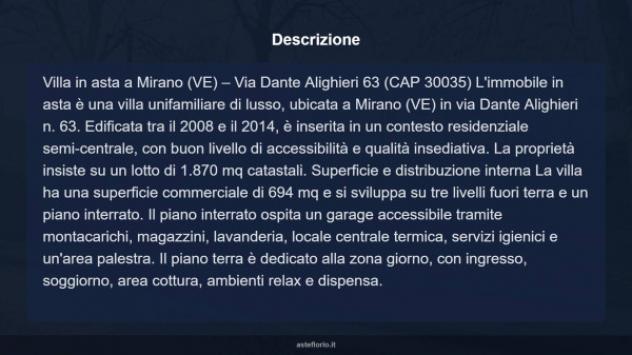 Immobile in asta di 694 m² con più di 5 locali e box auto in vendita a Mirano - Foto 14