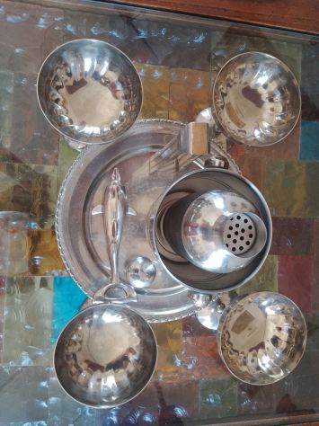 Kit Completo Da Bar Vintage 8 Pezzi tutto Inox Italiano Anni 70/80 - Foto 8