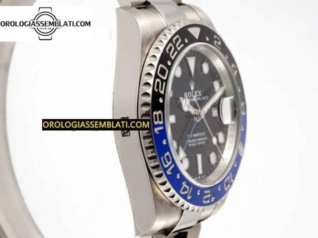 Rolex Replica GMT-MASTER II 126710 CERAMICA BLU/NERA MIGLIOR EDIZIONE SU BRACCIALE OYSTER 3285 - Foto 14