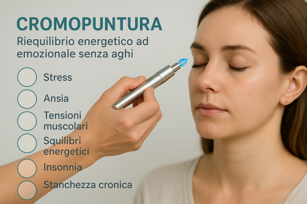 TRATTAMENTO DI CROMOPUNTURA -PER RIEQUILIBRIO DELLA PERSONA