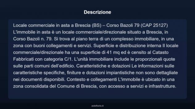Immobile in asta di 41 m² in vendita a Brescia - Foto 10