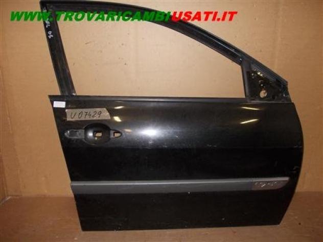 PORTA ANT.D.SCENIC 03 NERO MET.  Carrozzeria  Lamierati esterni  Porte  Porta ant. dx. RENAULT - MEGANE 3p / 5p - 01-02-2006 - 01-01-2009, RENAULT