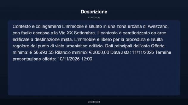 Immobile in asta di 71 m² in vendita a Avezzano - Foto 12