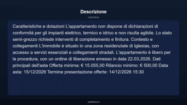 Immobile in asta di 70 m² in vendita a Iglesias - Foto 4