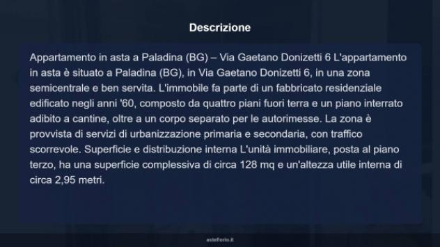 Immobile in asta di 128 m², box auto in vendita a Paladina - Foto 18