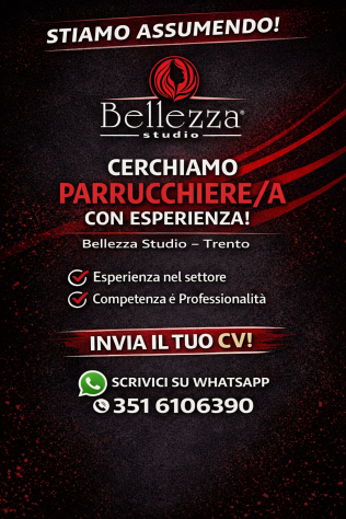 Parrucchiera - APPRENDISTA - OPERAIO
