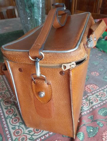 borsa foto in pelle  con scomparti - Foto 9