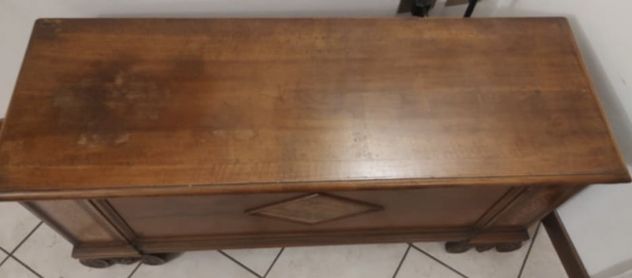 Cassapanca in Legno di Noce Antico - Foto 3