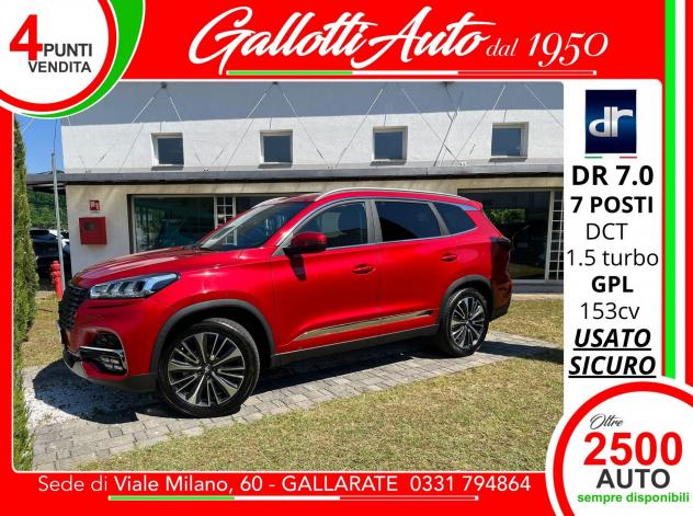 DR AUTOMOBILES dr 7.0 1.5 Turbo DCT Bi-Fuel GPL 7POSTI-NESSUN OBBL. FIN.
