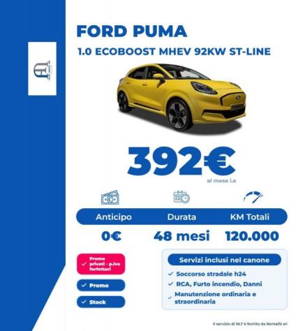 FORD Puma 1.0 EcoBoost Hybrid 125 CV S&S aut. ST-Line rif. 24175604