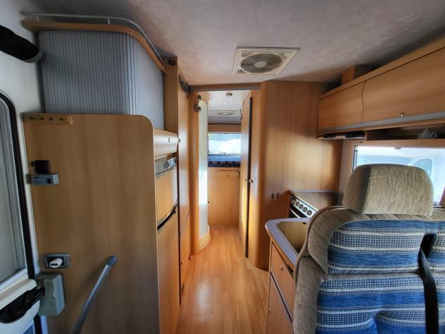 CAMPER ELNAGH DUCATO MANSARDATO 6 POSTI LETTO MATRIMONIALE GARAGE CLIMA WEBASTO FOTOVOLTAICO GENERALI USATI 491 - Foto 10