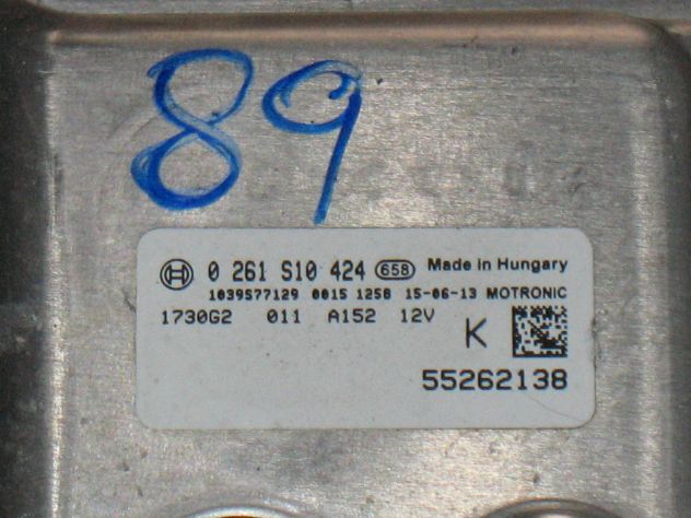 0261S10424 ECU FIAT ABARTH 500 1.4 16v 140CV ME17.3.0 0261S10424 55262138 - Foto 2