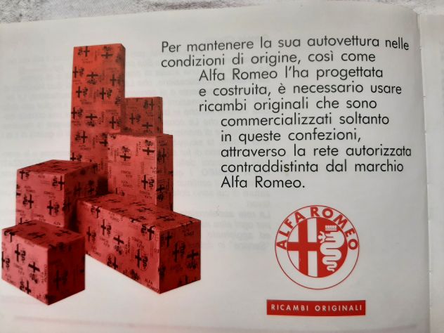 ALFA 33 SPORT WAGON USO E MANUTENZIONE  ORIGINALE - Foto 2