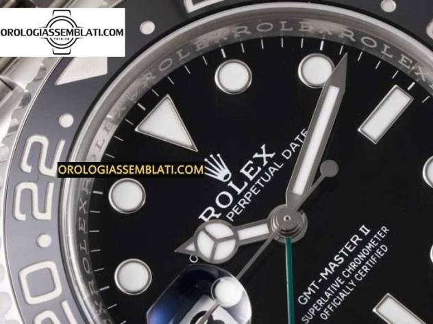 Rolex Replica GMT MASTER II 126720 904L SS 1:1 MIGLIOR EDIZIONE SUL BRACCIALE JUBILEE 3285 - Foto 4