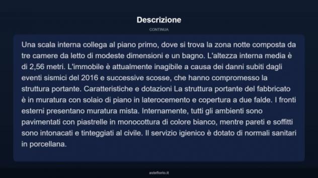 Immobile in asta di 170 m² con più di 5 locali in vendita a Pieve Torina - Foto 14