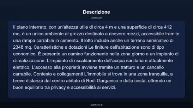 Immobile in asta di 150 m² con più di 5 locali in vendita a Rodi Garganico - Foto 13