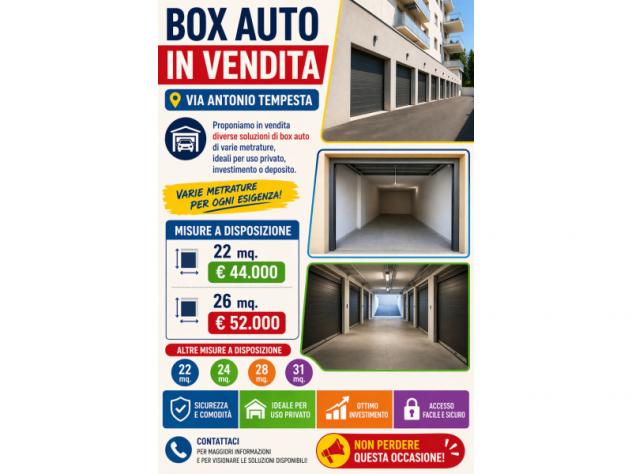 Posto auto in Via Antonio Tempesta