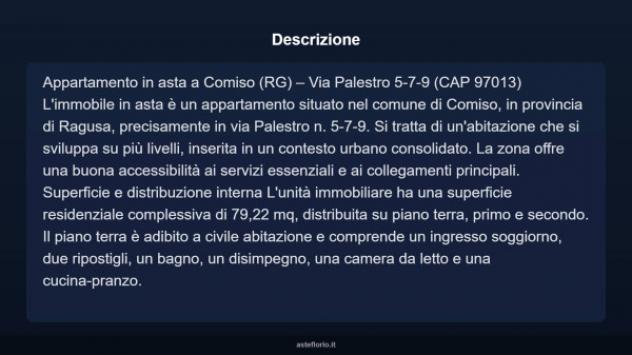 Immobile in asta di 79 m² con più di 5 locali in vendita a Comiso - Foto 4