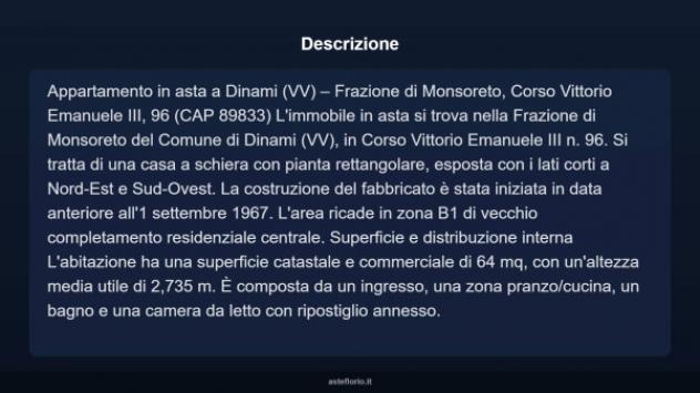 Immobile in asta di 64 m² in vendita a Dinami - Foto 11