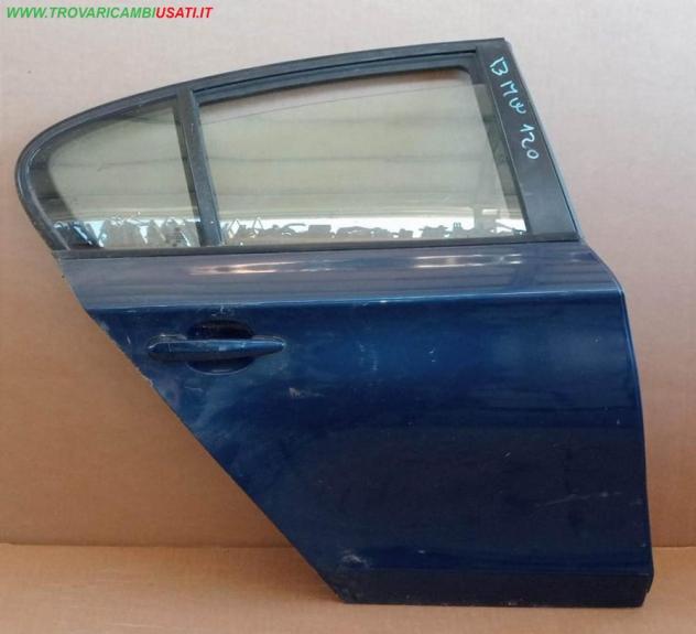 PORTA POST.D. BLU MET. C/ALZ. E SERR. 999-U65578 Carrozzeria  Lamierati esterni  Porte  Porta post. dx. BMW - SERIE 1 E87 5 PORTE - 2004  2007, BMW -