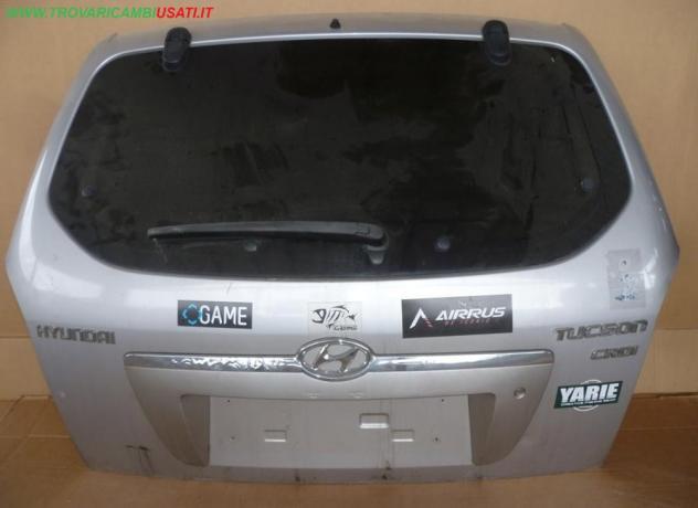 PORTELLO POST. ARGENTO CON VETRO SCURO APRIBILE 999-U61386 Carrozzeria  Lamierati esterni  Portello  Portello post. HYUNDAI - TUCSON I -  2004 - 2010