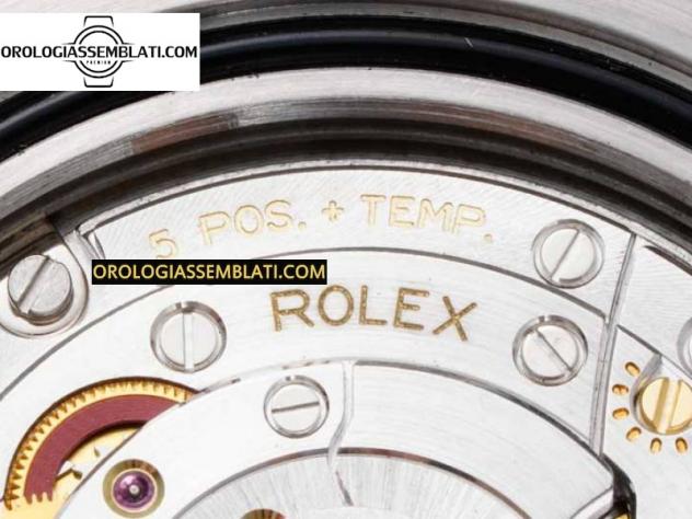 Rolex Replica GMT-MASTER II 126711 CERAMICA NERA/MARRONE MIGLIOR EDIZIONE SU BRACCIALE SS/RG 3285 - Foto 10