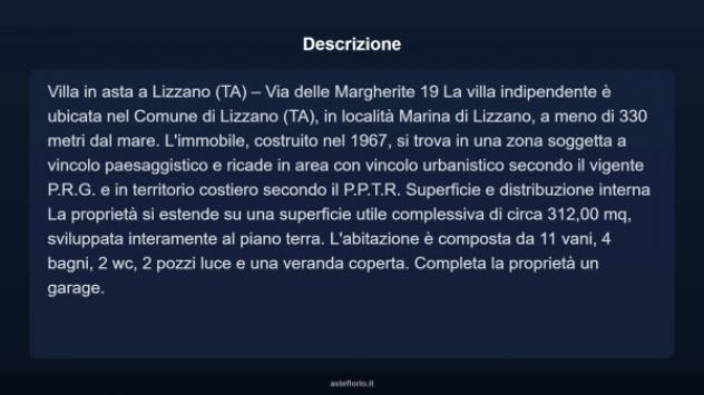 Immobile in asta di 312 m², box auto in vendita a Lizzano - Foto 8