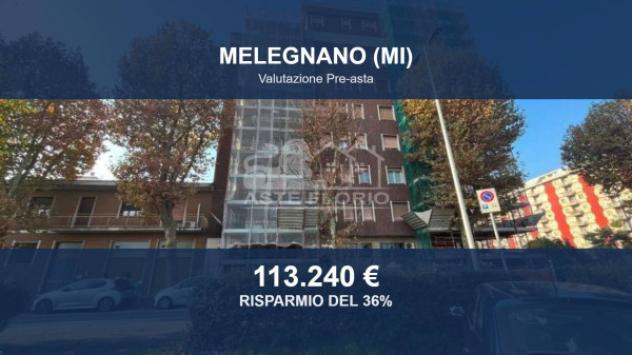 Immobile in asta di 105 m², box auto in vendita a Melegnano