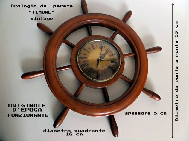 Orologio da parete TIMONE (Vintage) Originale (Quarzo)