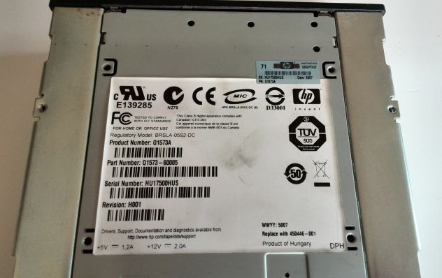 Moduli  USB card reader - Storage HP DAT160 - Foto 2