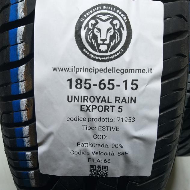 2 GOMME 185 65 15 UNIROYAL A71953 - Foto 2