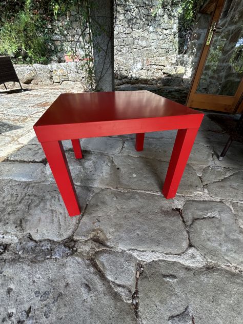 Tavolo quadrato rosso - Foto 3